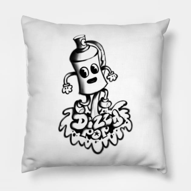 Dizzy Pop Spraycan Pillow by DizzyPop