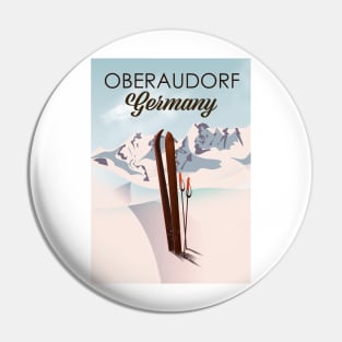 Oberaudorf Germany ski poster. Pin