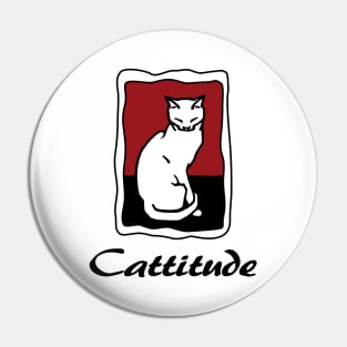 Cattitude Pin