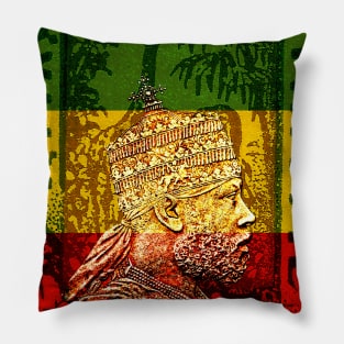 Menelik 11 King of Shewa Pillow