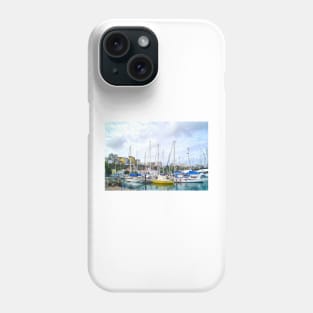 Boats at the pier Phone Case