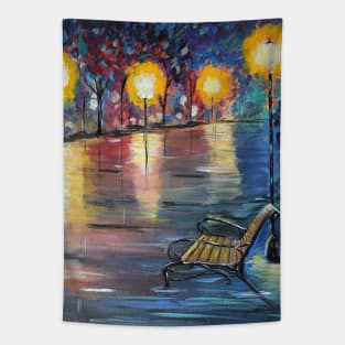 Park Bench Tapestry