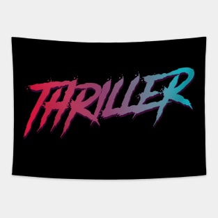 Thriller Typographic Design Tapestry