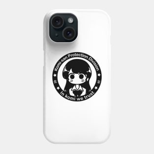 komi-san protection division Phone Case