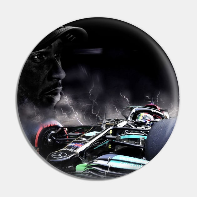 It's Hammertime - Lewis Hamilton LH44 Pin by DeVerviers