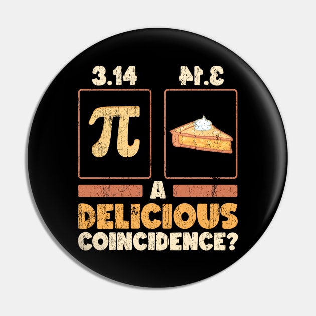 Vintage Math Pun Delicious Pi Day Pin by savariya