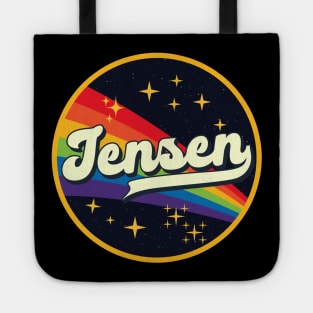 Jensen // Rainbow In Space Vintage Style Tote