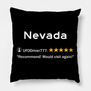 Nevada Recommendation Review Pillow