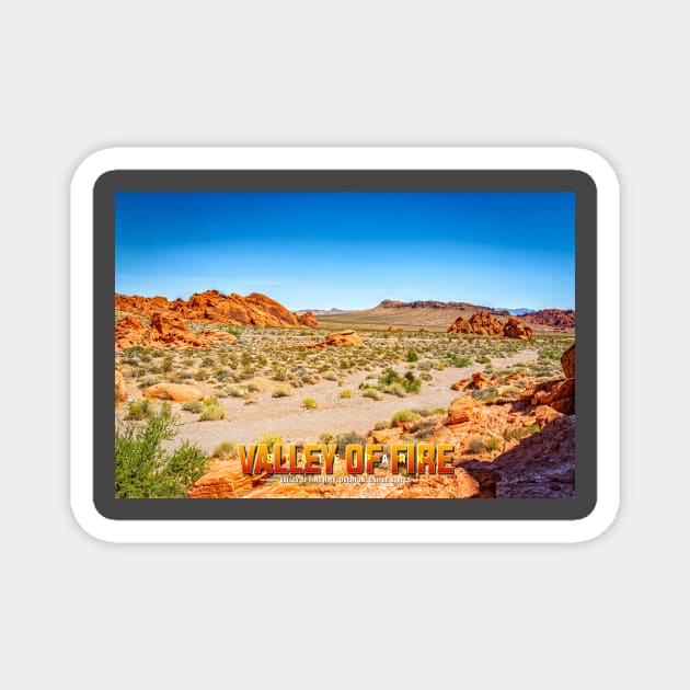 Valley of Fire State Park Magnet by Gestalt Imagery