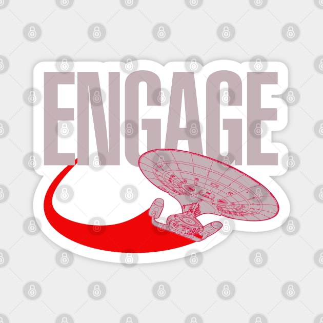 Engage! Magnet by PopCultureShirts