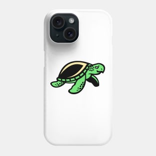 Green Chill Turtle Logo Phone Case