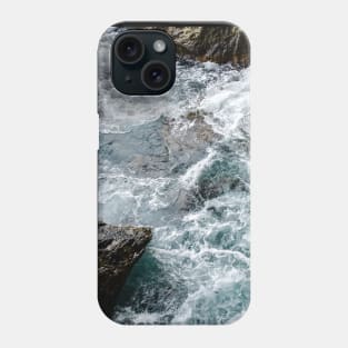 Waves in rocks Phone Case