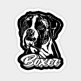 Funny German Boxer Dog Magnet