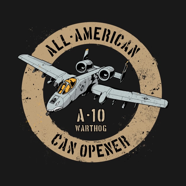 a10 warthog aircraft all american can opener by Vae Victis