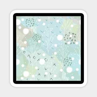 Floral Pattern Magnet