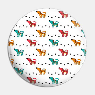 Funny dog pattern Pin