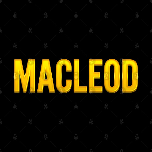 MacLeod Family Name by xesed