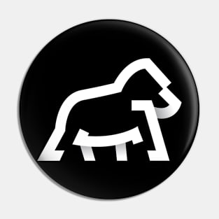 simple gorilla icon Pin