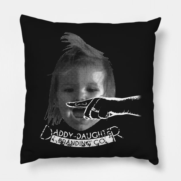 Daddy-Daughter Branding Co. Pillow by NearHi