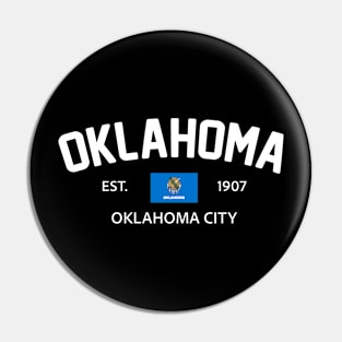 Oklahoma Collegiate Preppy Pin