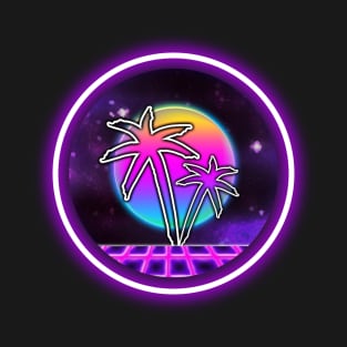 Synthwave Palm Trees T-Shirt