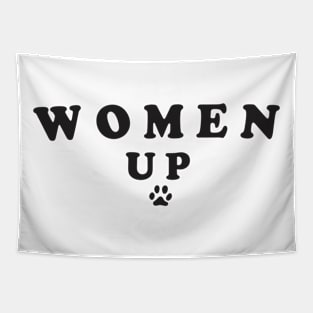 Women Up Love Dog Tapestry