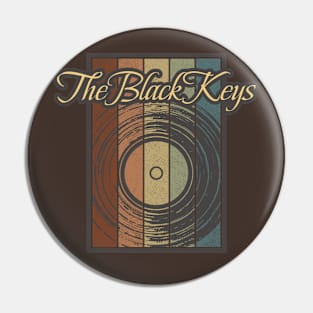 The Black Keys Vynil Silhouette Pin