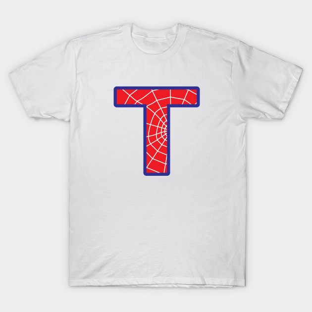 Spiderman Letter T