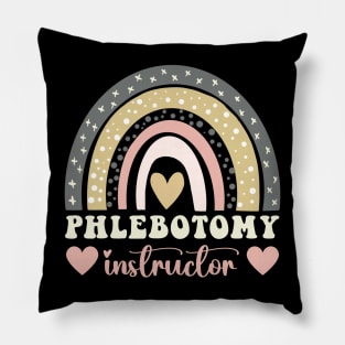 Thank You Appreciation Phlebotomy Instructor Pillow