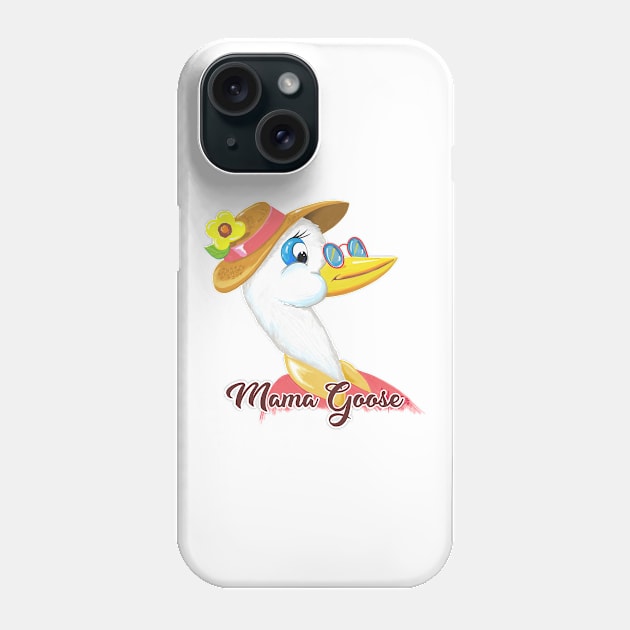 Happy Mothers day funny mama goose Phone Case by SidneyTees