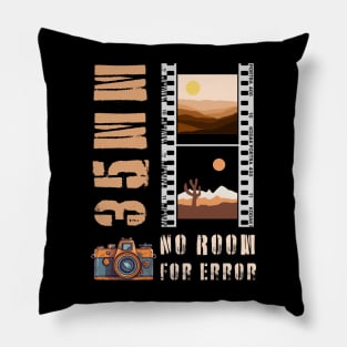 35mm Photography - No Room for Error Pillow