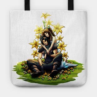 Fantasy love couple Tote