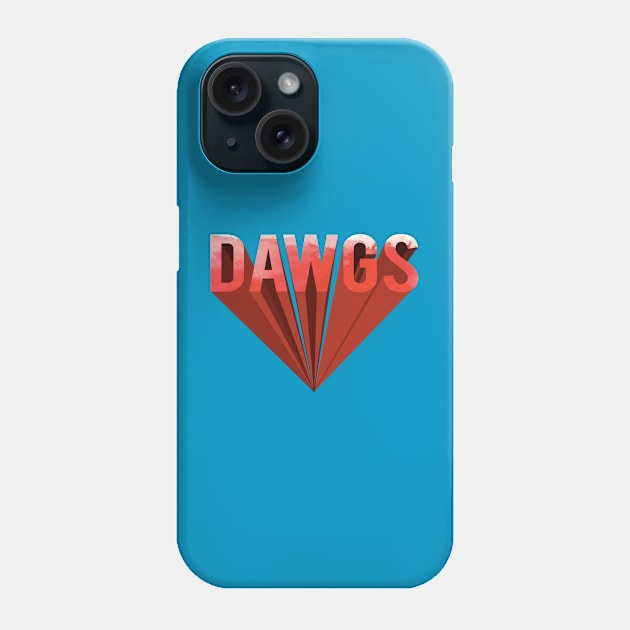 Dawgs 3 Phone Case by doodlesbydani