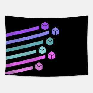 Futuristic D6 Dice Tabletop RPG Tapestry