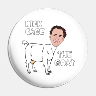 Nicolas Cage the GOAT Pin