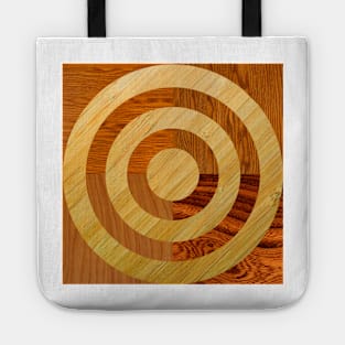 Wood Work Circles Tote