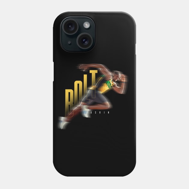 Usain Bolt Phone Case by Juantamad