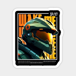 Halo game quotes - Master chief - Spartan 117 - BQ01-v7 Magnet