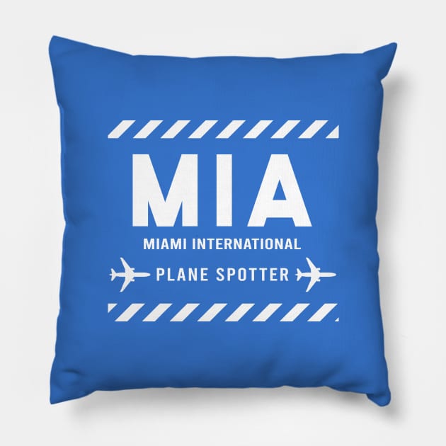 MIA Plane Spotter | Gift Pillow by ProPlaneSpotter