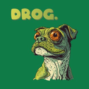DROG Meme half dog half frog T-Shirt