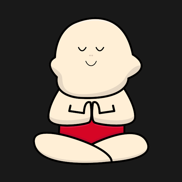 International yoga day with cute baby character by Bekis