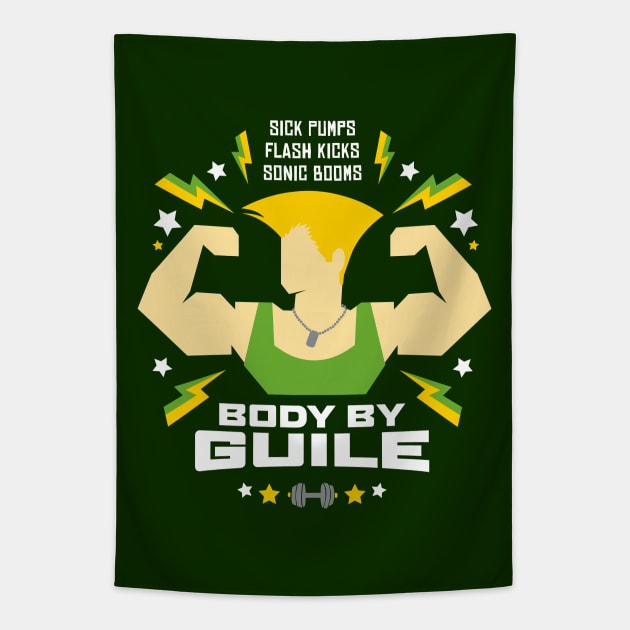 Muscle Man Gym Tapestry by machmigo