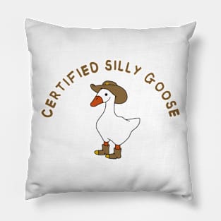 Certified silly goose Pillow