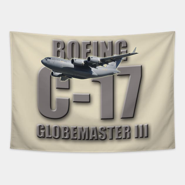 C-17 Globemaster III Tapestry by Caravele