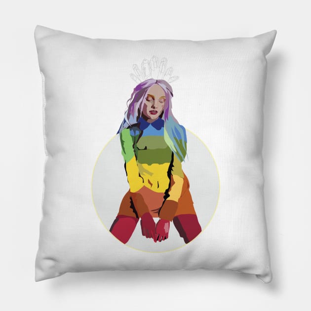 Chakra Pillow by annamckay