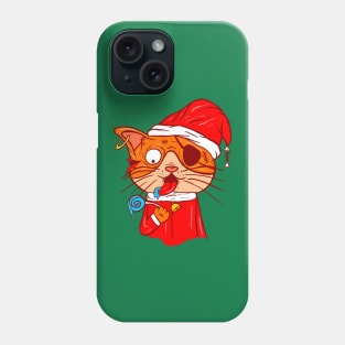 Melting Cat Christmas Phone Case