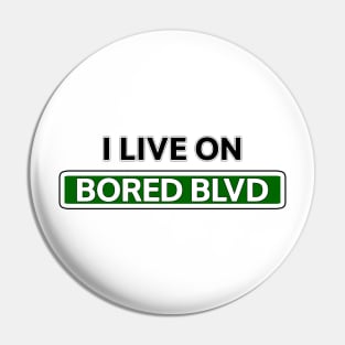 I live on Bored Blvd Pin