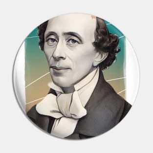 Danish Writer Hans Christian Andersen Pin