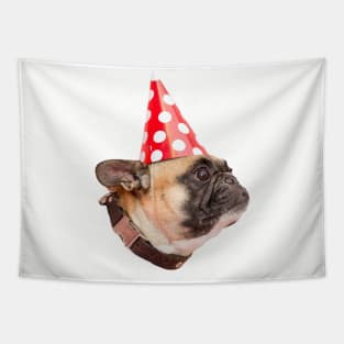 Birthday Pug Tapestry