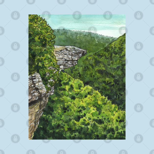 Disover Whitaker Point - Painting - T-Shirt